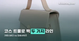 코스 트룰로 백 정리 썸네일
